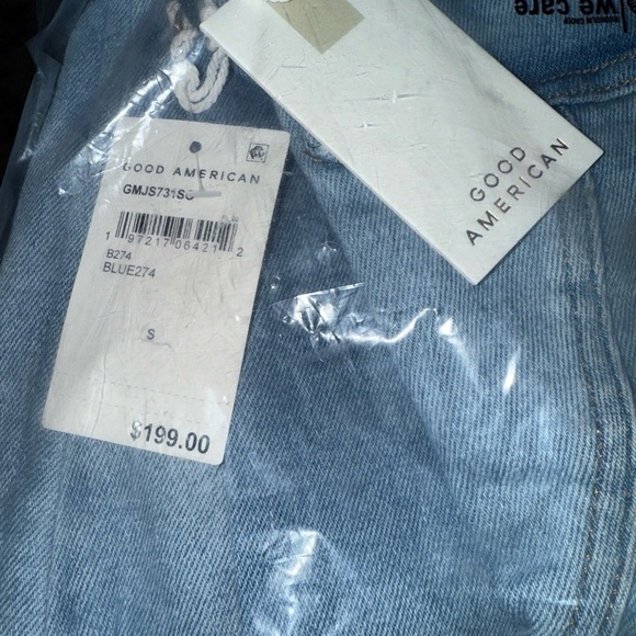 Good American Denim Jean jumpsuit size small nwt​ - Picture 7 of 10